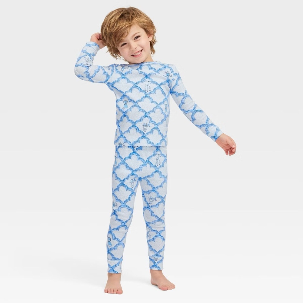 Toddler Geo Trellis Pajama Set